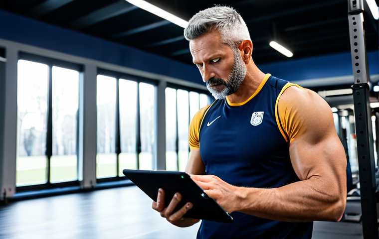 레저스포츠지도자 자격증 준비 중 흔히 하는 실수 - The Informed Coach**
A dedicated sports coach reviewing data on a tablet in a bright, modern gym. ...